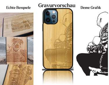 INDIVIDUELL iPhone 12 Pro Max Bambus-Kunststoff